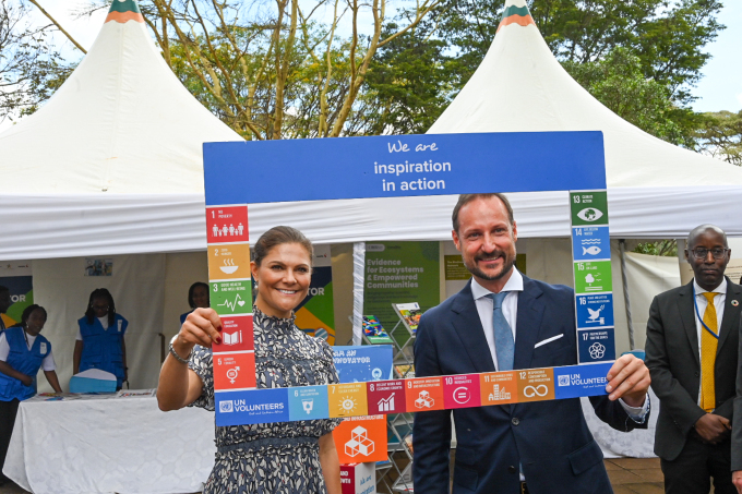 Kampen mot klimaendringer og fattigdom er to av de viktige bærekraftsmålene til FN. Foto: Sven Gj. Gjeruldsen / Det kongelige hoff